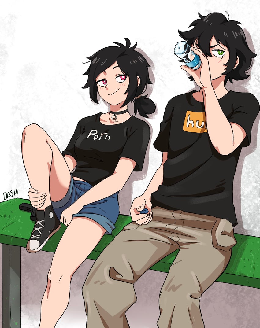 ashley graves and andrew graves (the coffin of andy and leyley and 1 more) drawn by dashi_(dashiart)