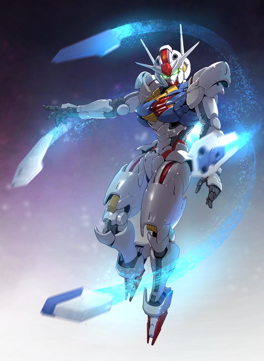 gundam aerial (gundam and 1 more) drawn by zakuma
