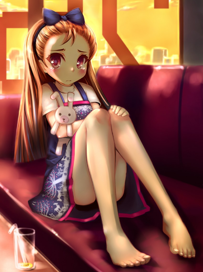 minase iori and usa-chan (idolmaster) drawn by npon515