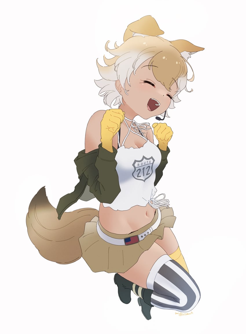coyote (kemono friends and 1 more) drawn by beleven