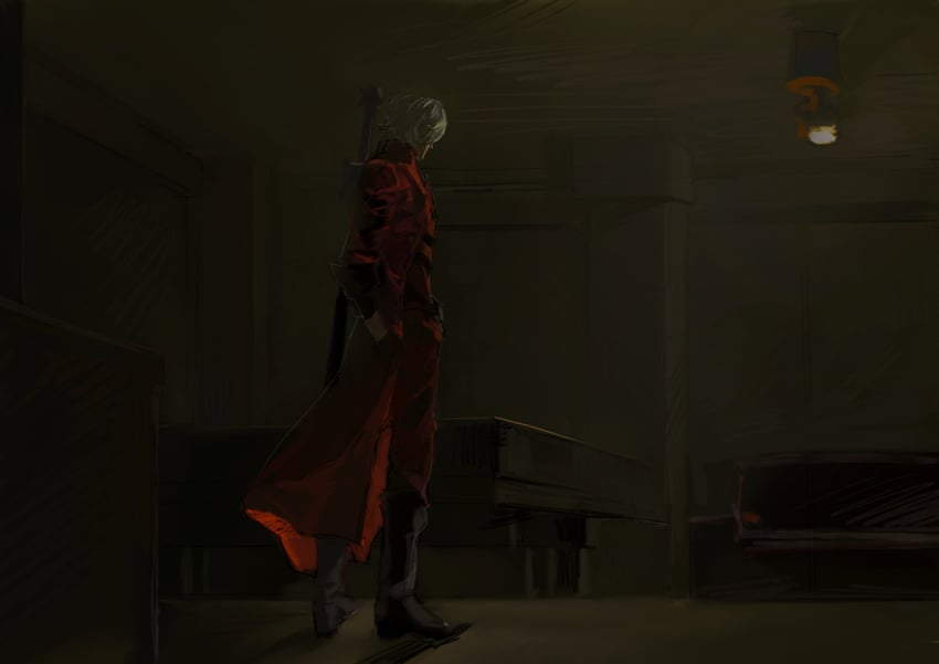 dante (devil may cry and 1 more) drawn by xiong_hai
