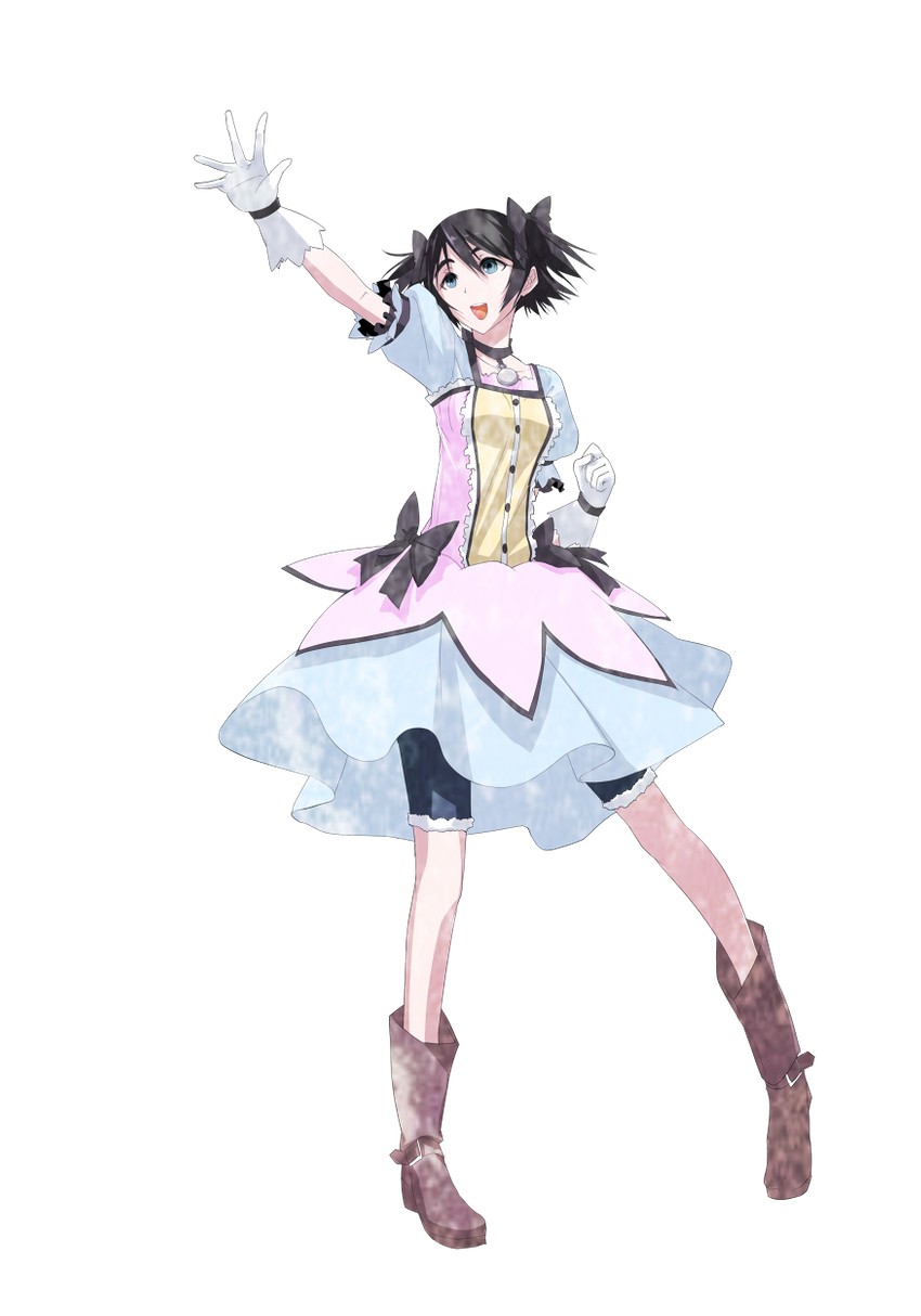 kaname madoka and shiina mayuri (mahou shoujo madoka magica and 1 more) drawn by kyougoku_touya