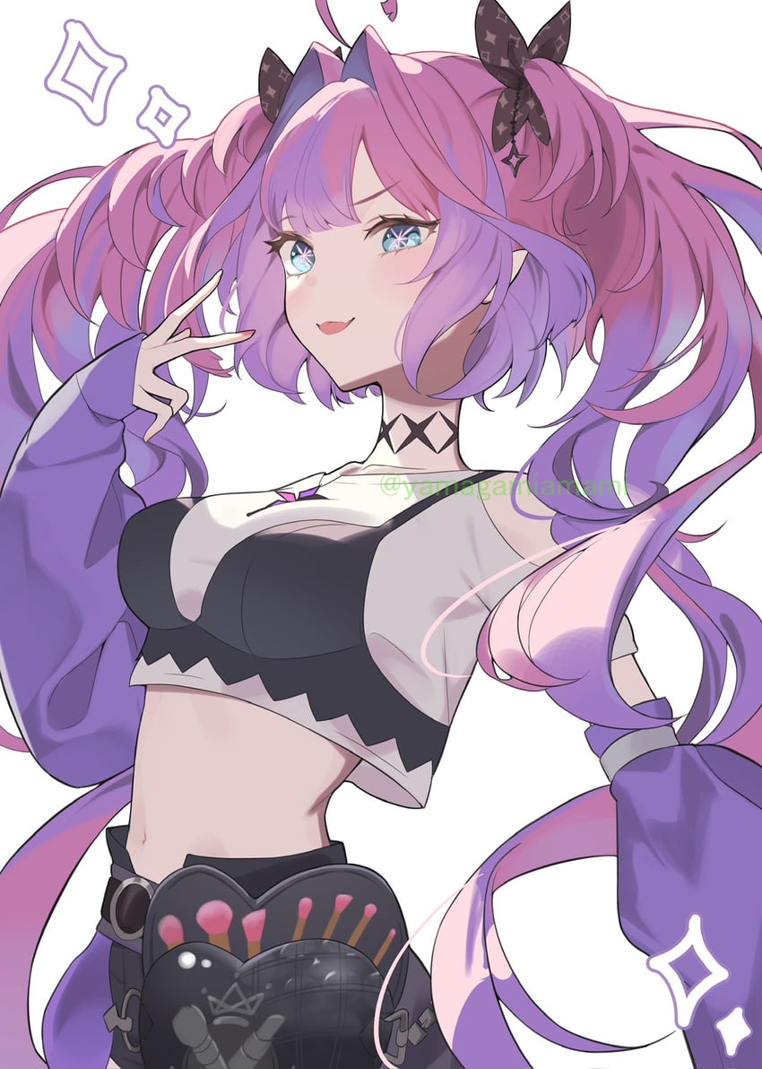 kikirara vivi (hololive and 1 more) drawn by yamagamiamami