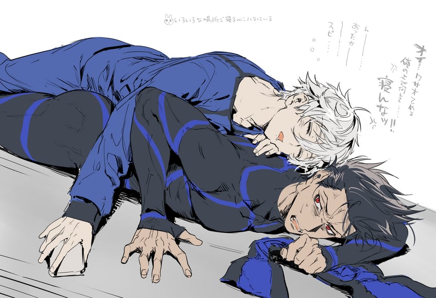 nagi seishirou and barou shouei (blue lock) drawn by bomber_tarou