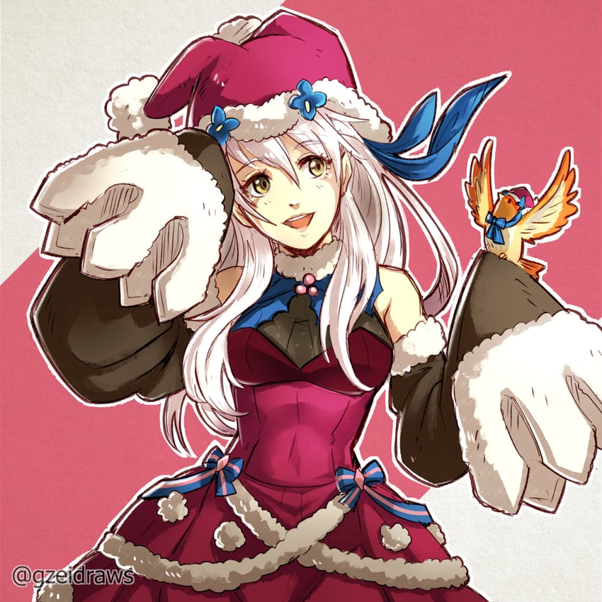 micaiah, yune, and mirabilis (fire emblem and 2 more) drawn by gzei