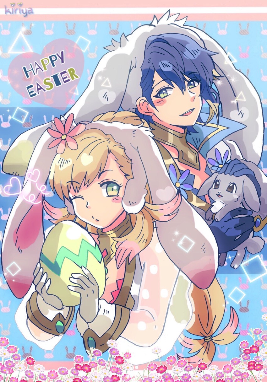 sharena and alfonse (fire emblem and 1 more) drawn by kiriya_(552260)