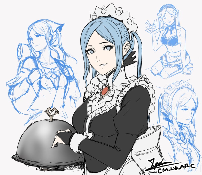 flora (fire emblem and 2 more) drawn by lynarc