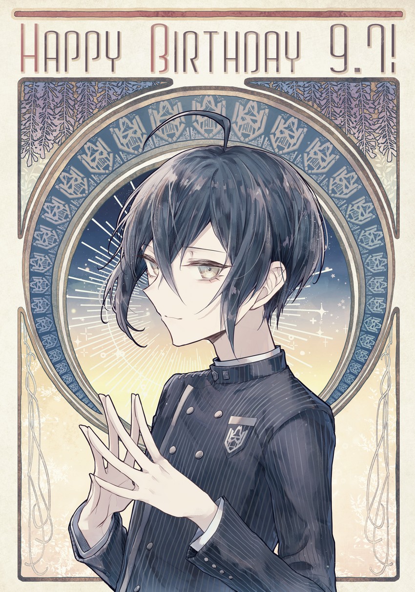 saihara shuichi (danganronpa and 1 more) drawn by goto_(sep)
