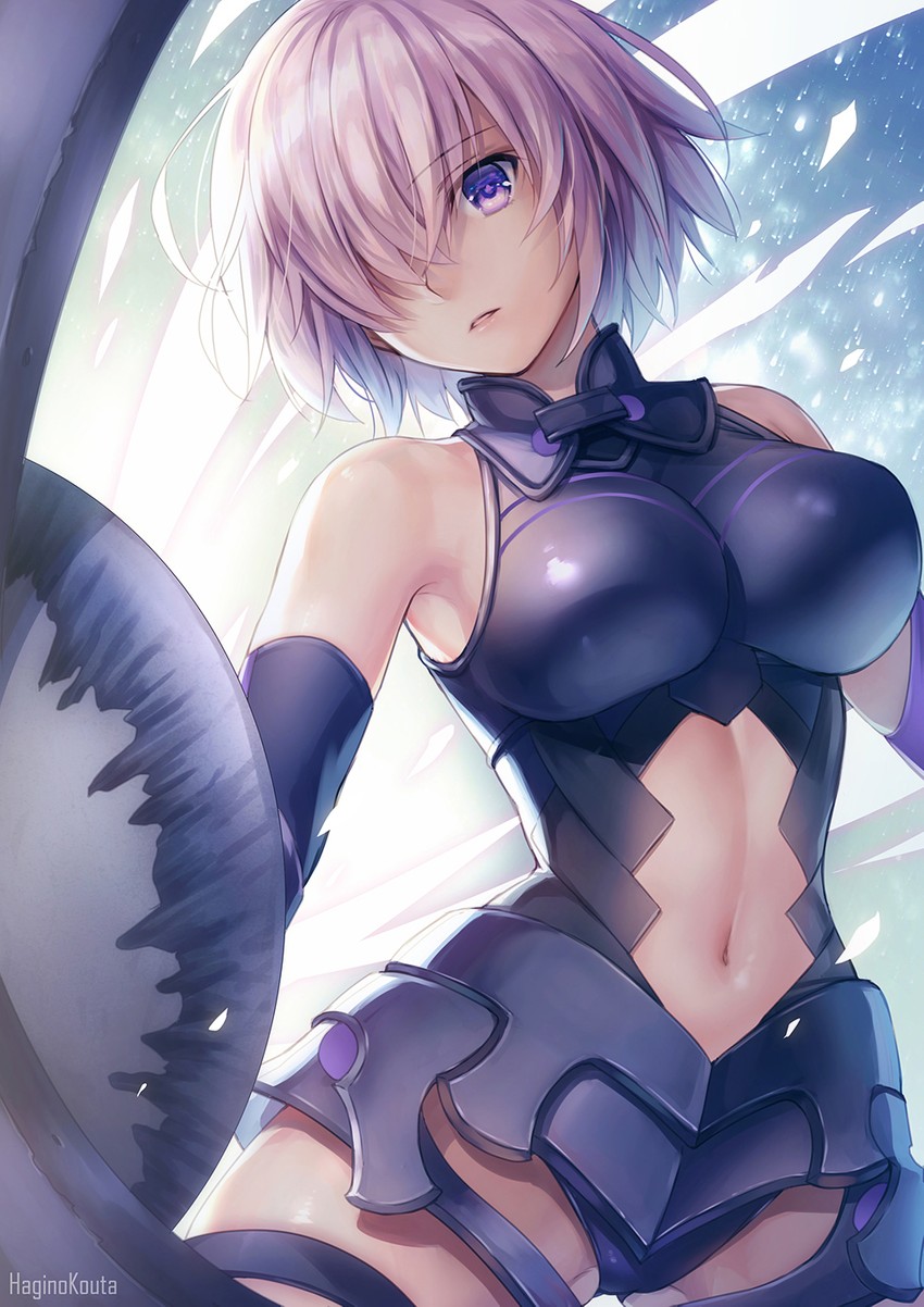 mash kyrielight (fate and 1 more) drawn by hagino_kouta