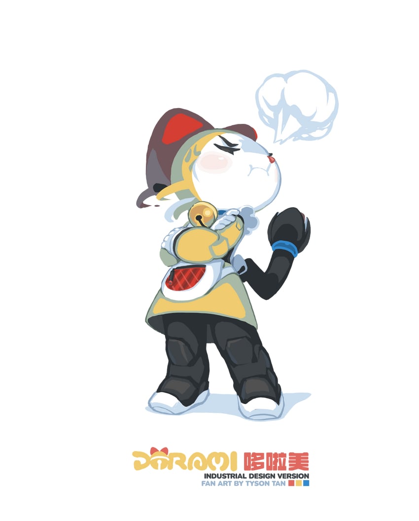 dorami (doraemon) drawn by tyson_tan