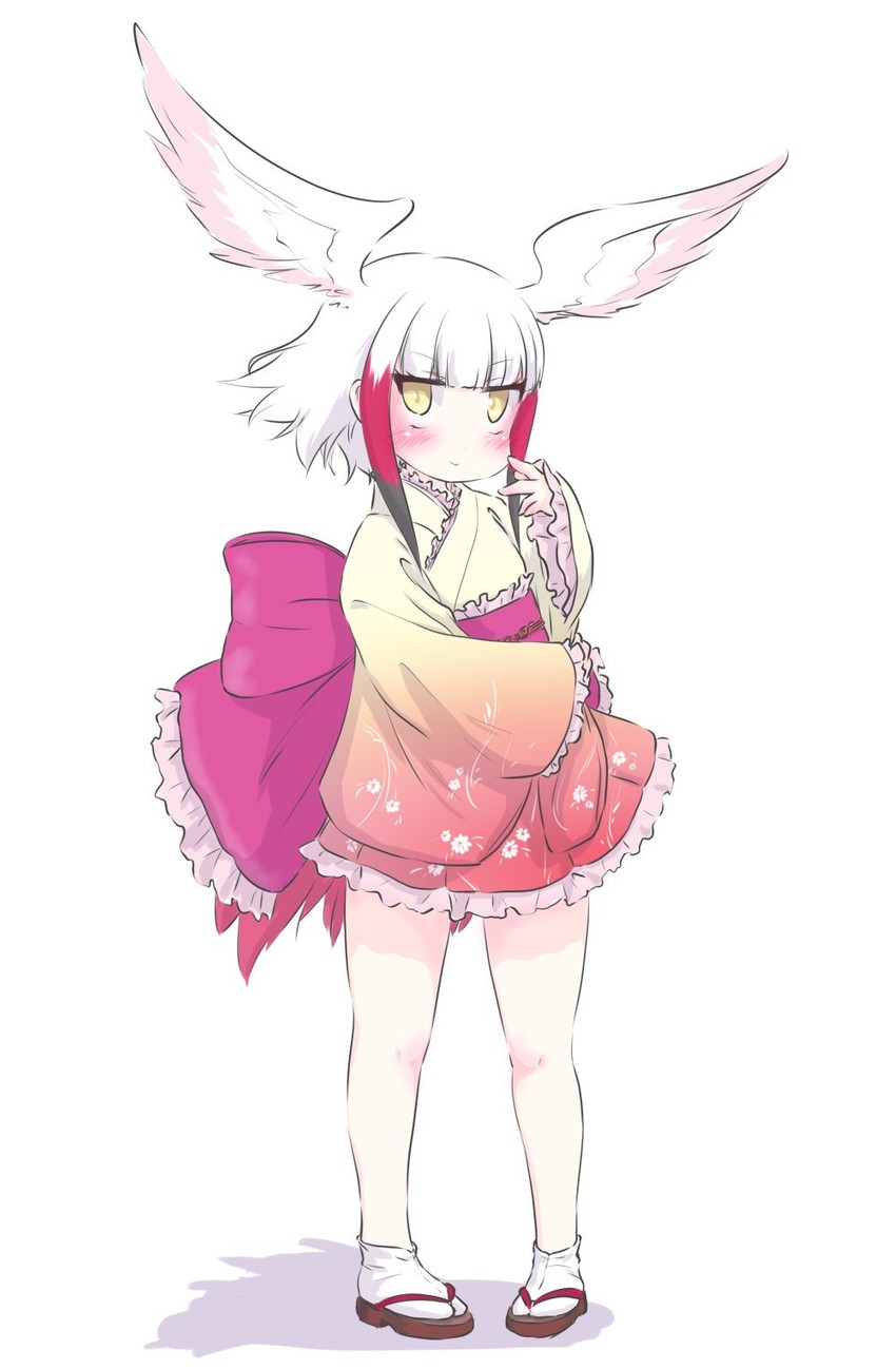 japanese crested ibis (kemono friends) drawn by uho_(uhoyoshi-o)