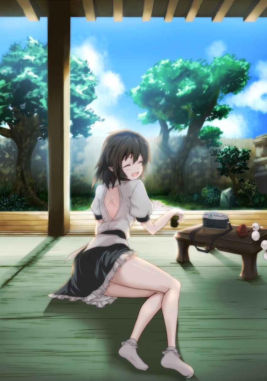 shameimaru aya (touhou) drawn by chaigidhiell