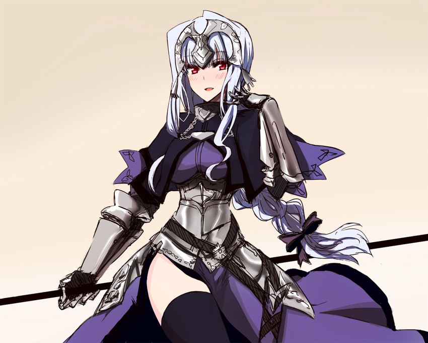 jeanne d'arc and shijou takane (fate and 2 more) drawn by himo
