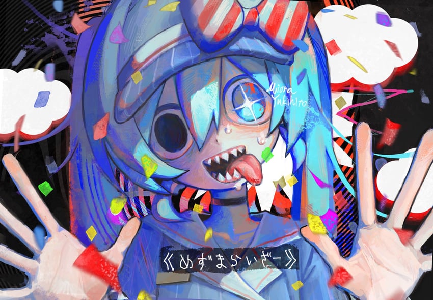 hatsune miku (vocaloid and 1 more) drawn by miurayukihito