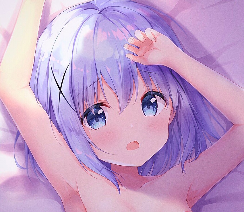 kafuu chino (gochuumon wa usagi desu ka? and 1 more) drawn by amedamacon