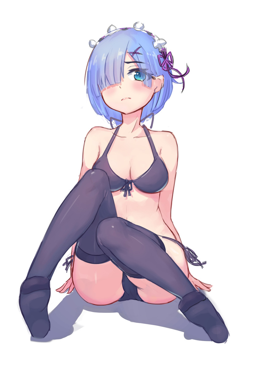 rem (re:zero kara hajimeru isekai seikatsu) drawn by weill