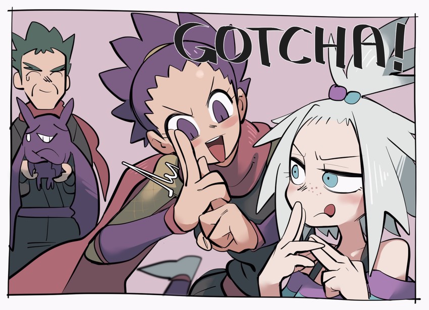 roxie, crobat, janine, and koga (pokemon and 3 more) drawn by tirarizun