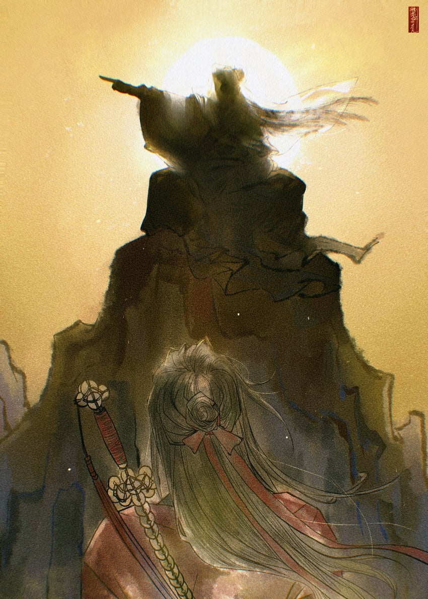 li huowang and zhuge yuan (dao gui yi xian) drawn by chumo-qulingxiao