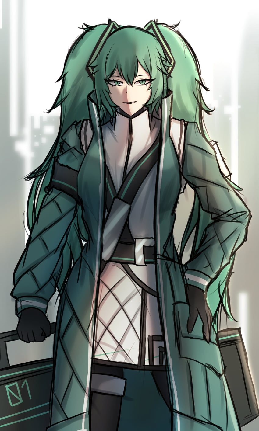 hatsune miku (vocaloid and 2 more) drawn by oni-boni