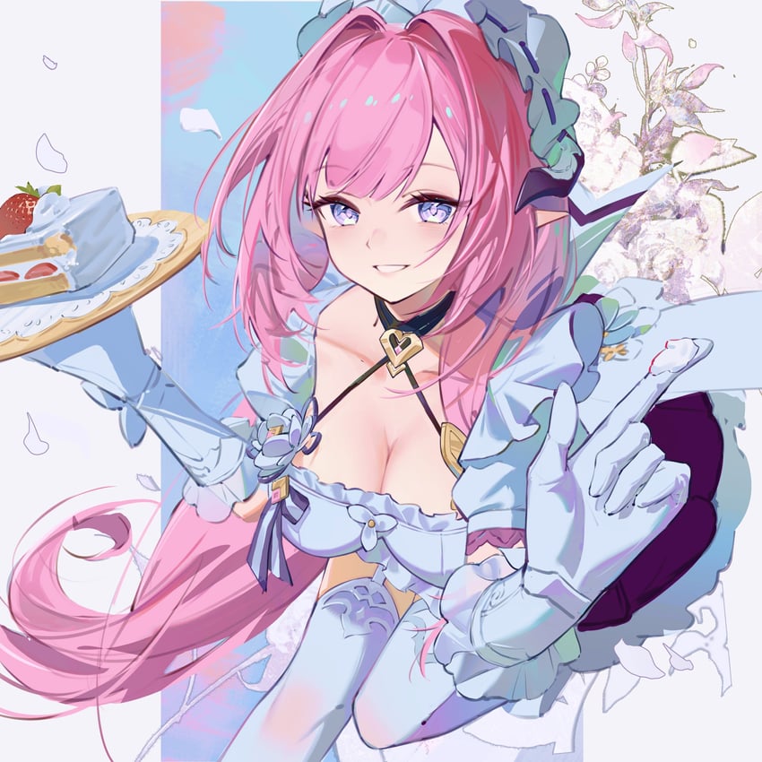 elysia (honkai and 1 more) drawn by wang_man