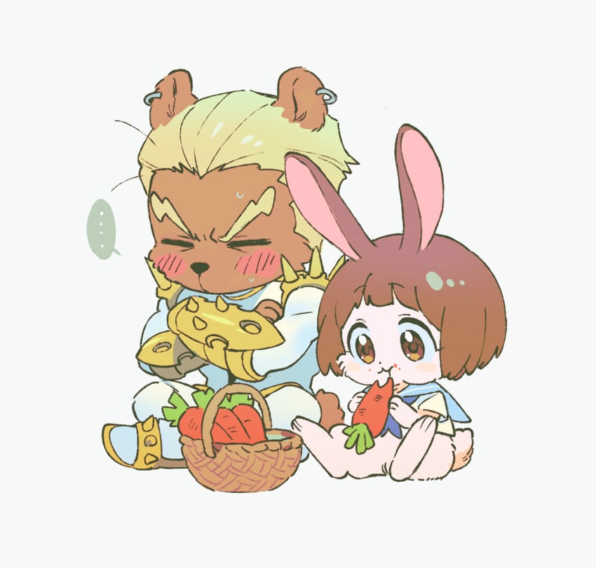 mankanshoku mako and gamagoori ira (kill la kill) drawn by qin_(7833198)