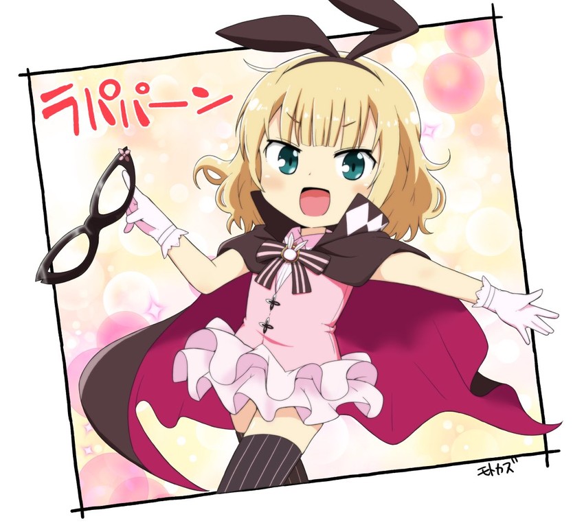 kirima syaro and phantom thief lapin (gochuumon wa usagi desu ka?) drawn by motokazu_(dontokodon)