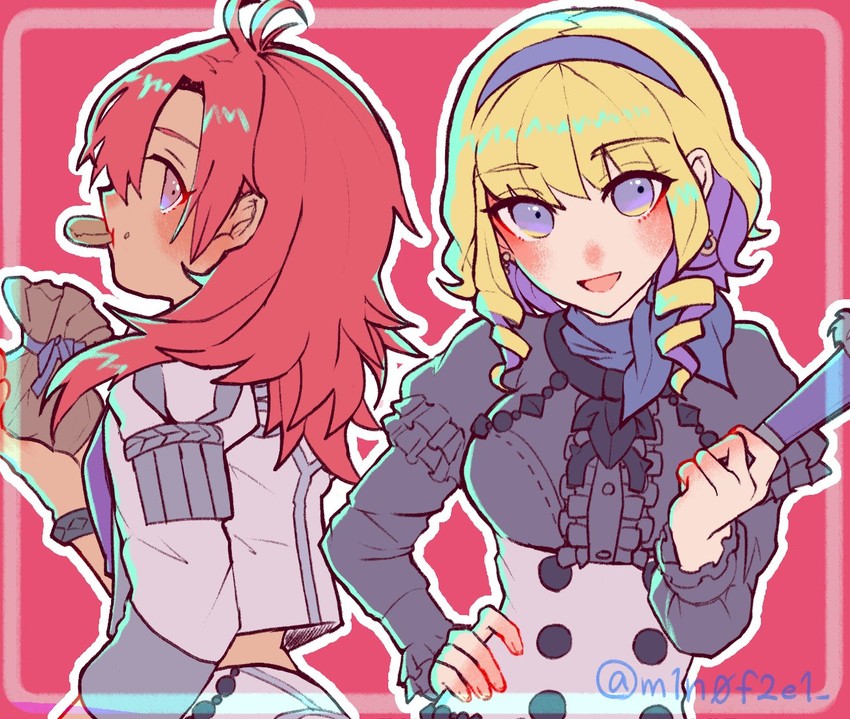 constance von nuvelle and hapi (fire emblem and 1 more) drawn by mano_(m1n0f2e1)