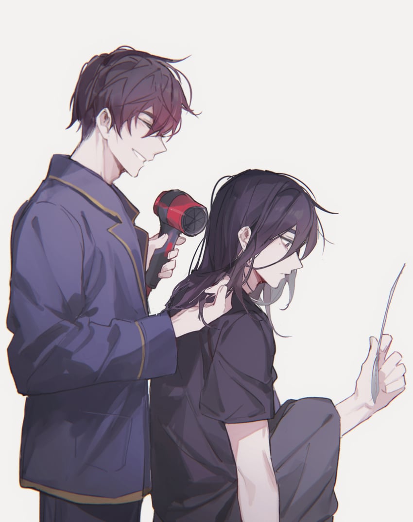 han do-yoon and lee gyu-hyuk (buried stars) drawn by yusa_(yusa0751)