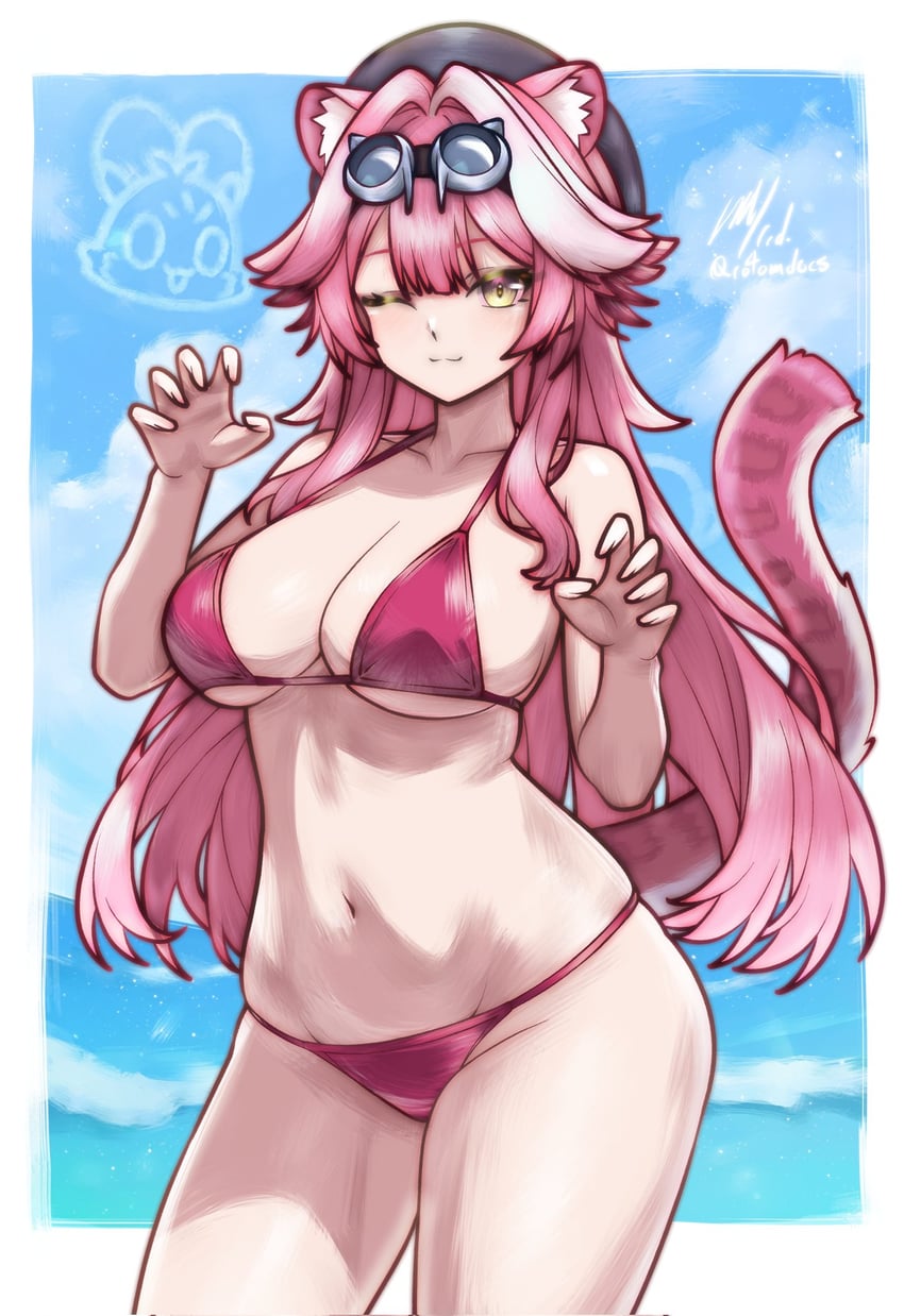 raora panthera (hololive and 1 more) drawn by rotomdocs