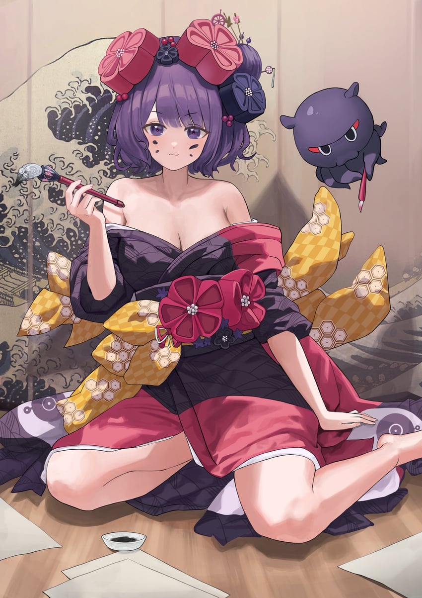 katsushika hokusai and tokitarou (fate and 2 more) drawn by hae_zu