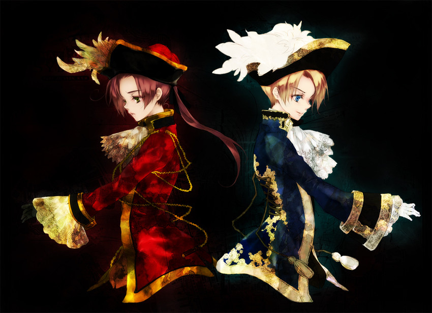 america and southern italy (axis powers hetalia) drawn by no6_ricca