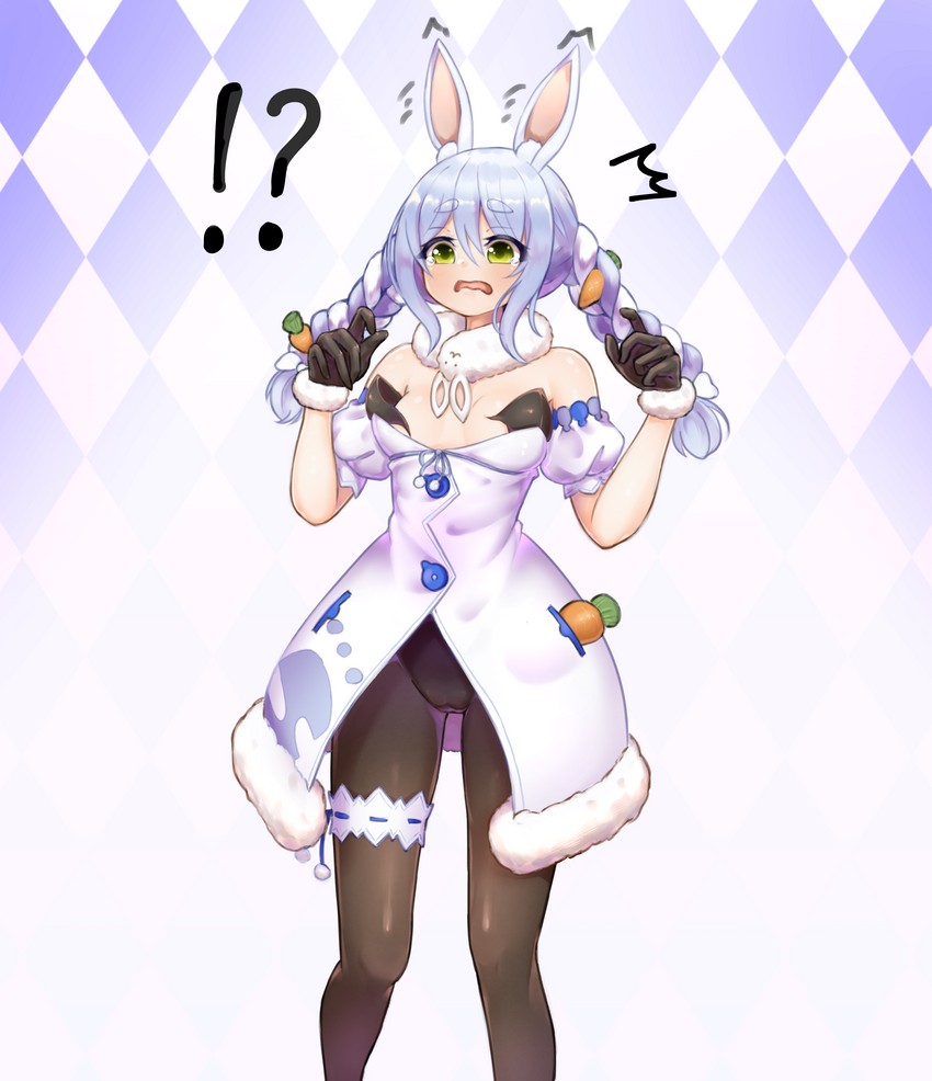 usada pekora and don-chan (hololive) drawn by lunch_boxer