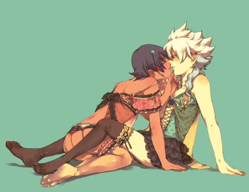hakuryuu and shuu (inazuma eleven and 1 more) drawn by shiro_(reptil)