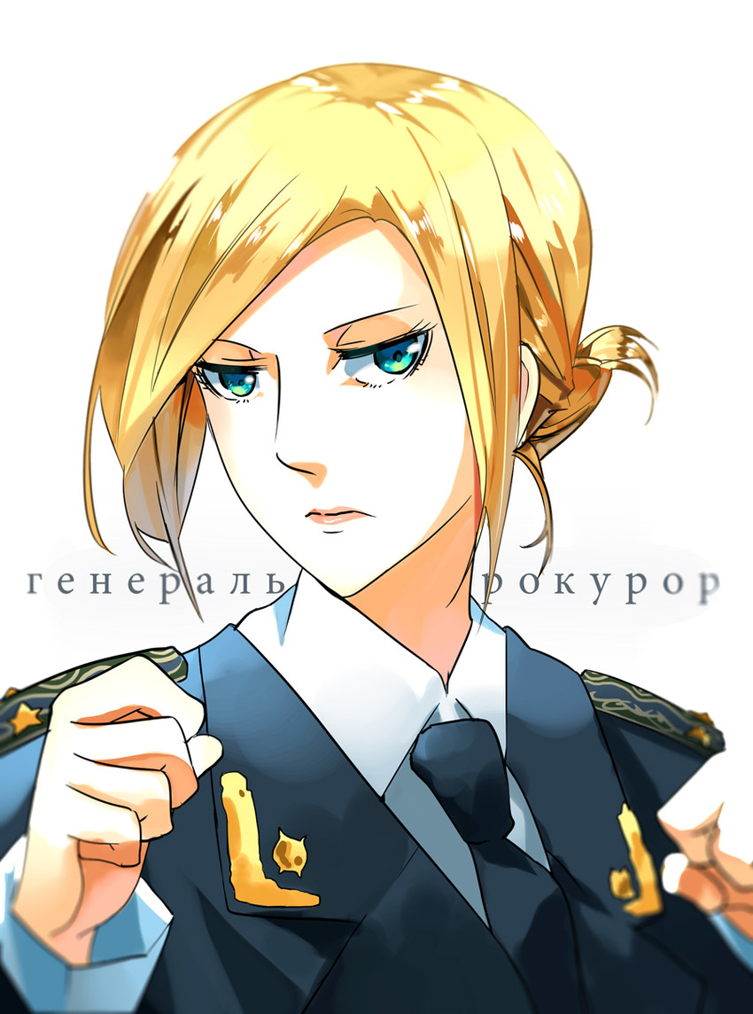 annie leonhart and natalia poklonskaya (real life and 1 more) drawn by fare
