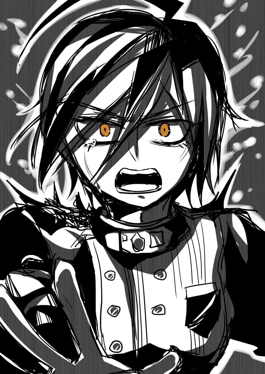 saihara shuichi (danganronpa and 1 more) drawn by scythe-of-petals