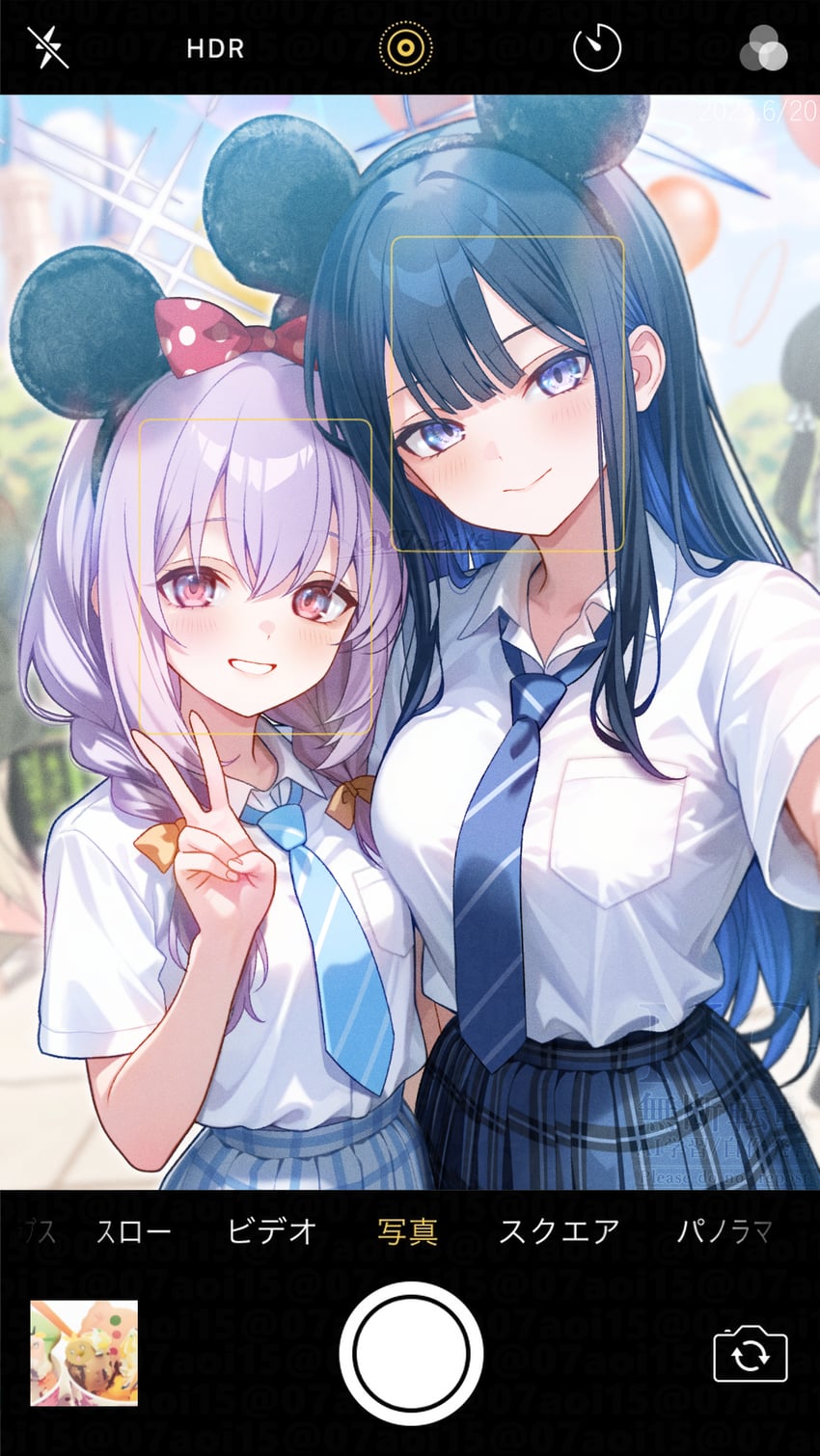 saori and atsuko (blue archive and 1 more) drawn by aoi_(07aoi15)
