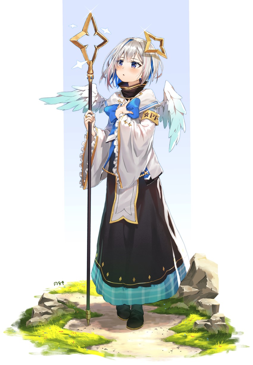 amane kanata (hololive and 1 more) drawn by tsukino_(nakajimaseiki)