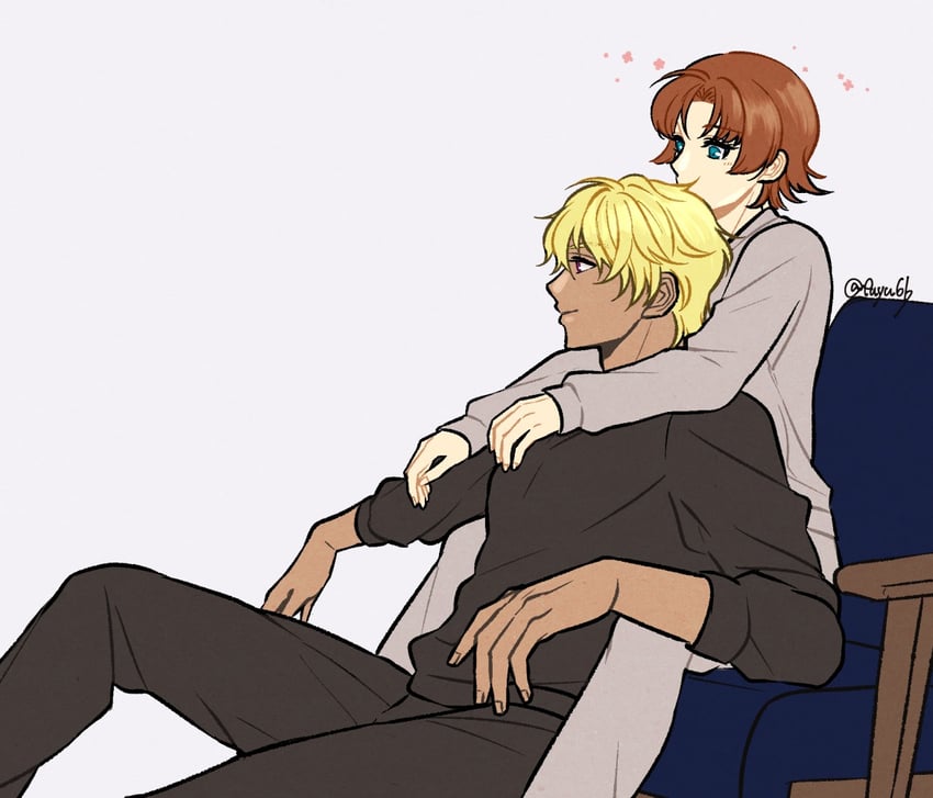 dearka elsman and miriallia haw (gundam and 3 more) drawn by fuyu6b