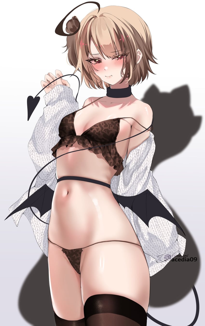 gigi murin (hololive and 1 more) drawn by acedia