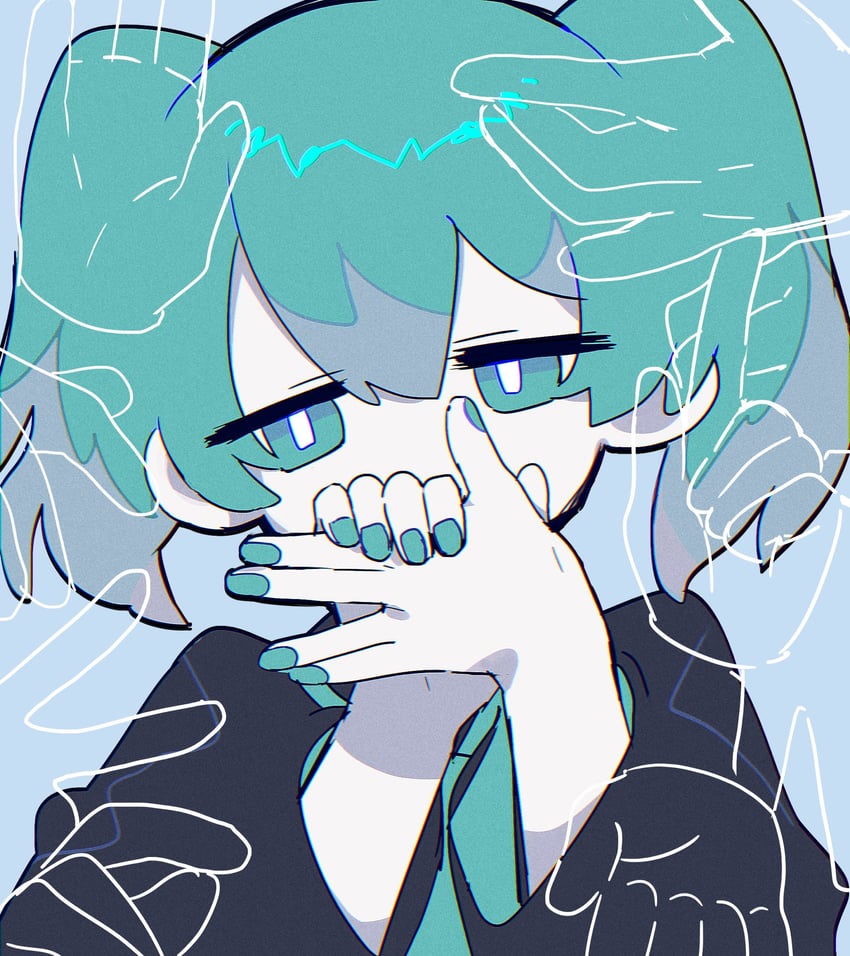 hatsune miku (vocaloid and 1 more) drawn by uenomigi
