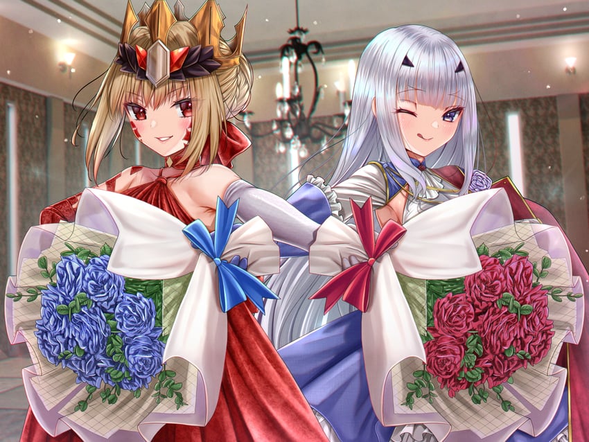 nero claudius, melusine, and queen draco (fate and 1 more) drawn by elto_0079