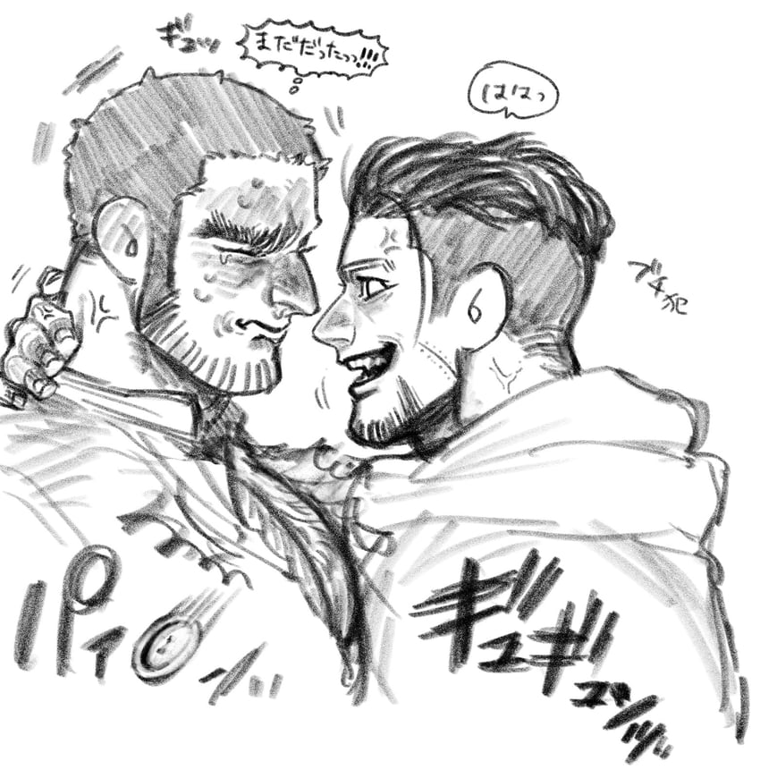 ogata hyakunosuke and tanigaki genjirou (golden kamuy) drawn by kasuke_(li_tgknk)