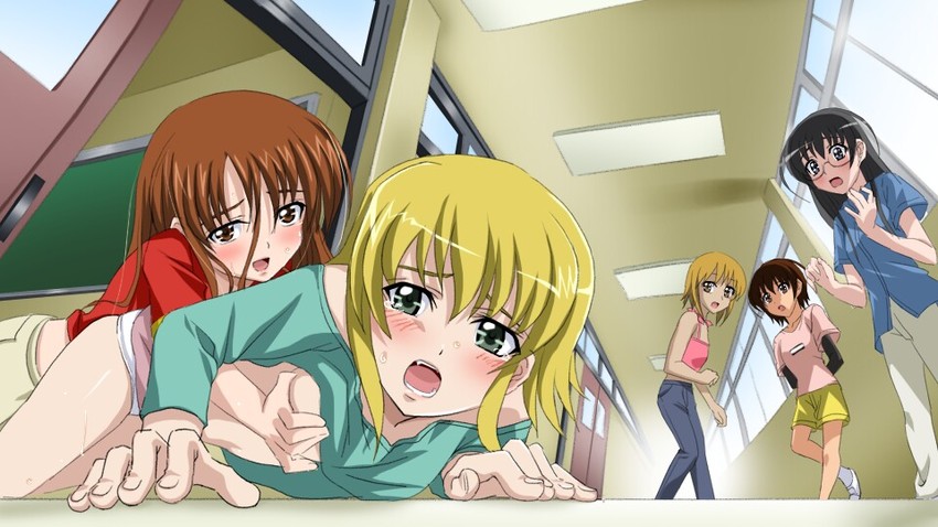 koizumi chika, aihara kazumi, hidaka megumi, hirakawa natsumi, and asano yuuki (kyou no go no ni) drawn by sanshita