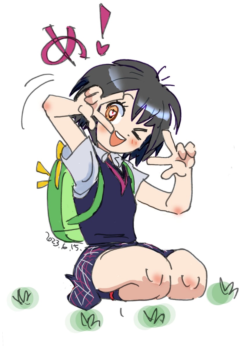 peni parker (marvel and 3 more) drawn by fussan_senryobako