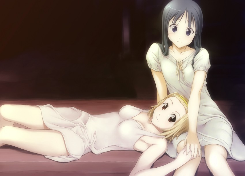 akiyama mio and tainaka ritsu (k-on!) drawn by dancho_(danch)