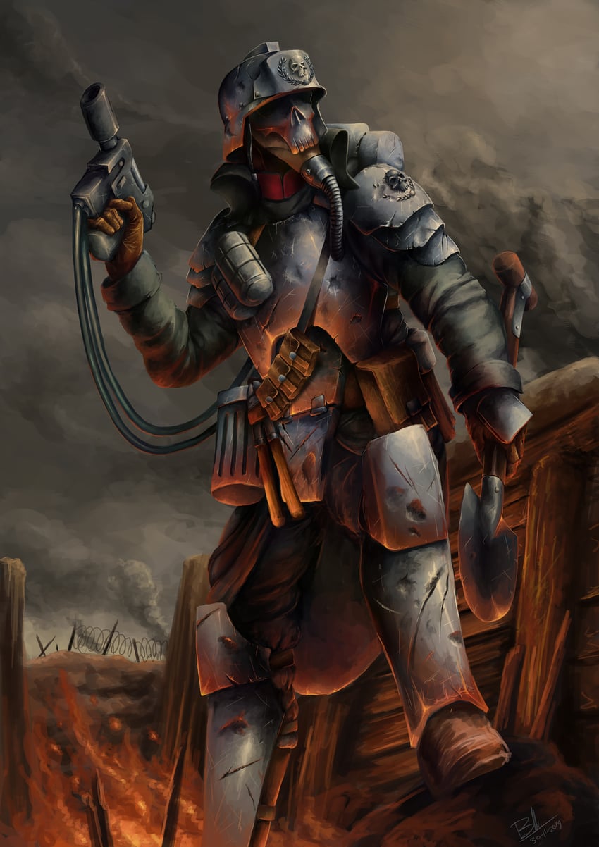 astra militarum (warhammer 40k and 1 more) drawn by wannatryme1138
