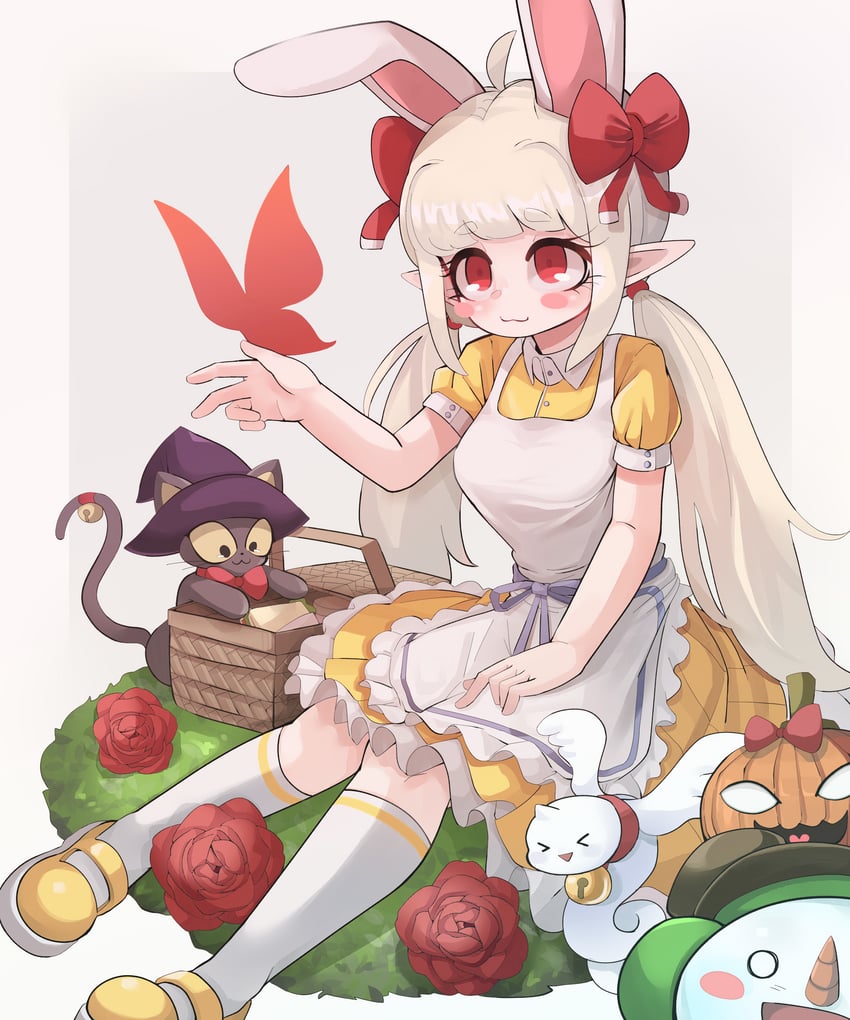 female mage (original and 1 more) drawn by hwaryeok