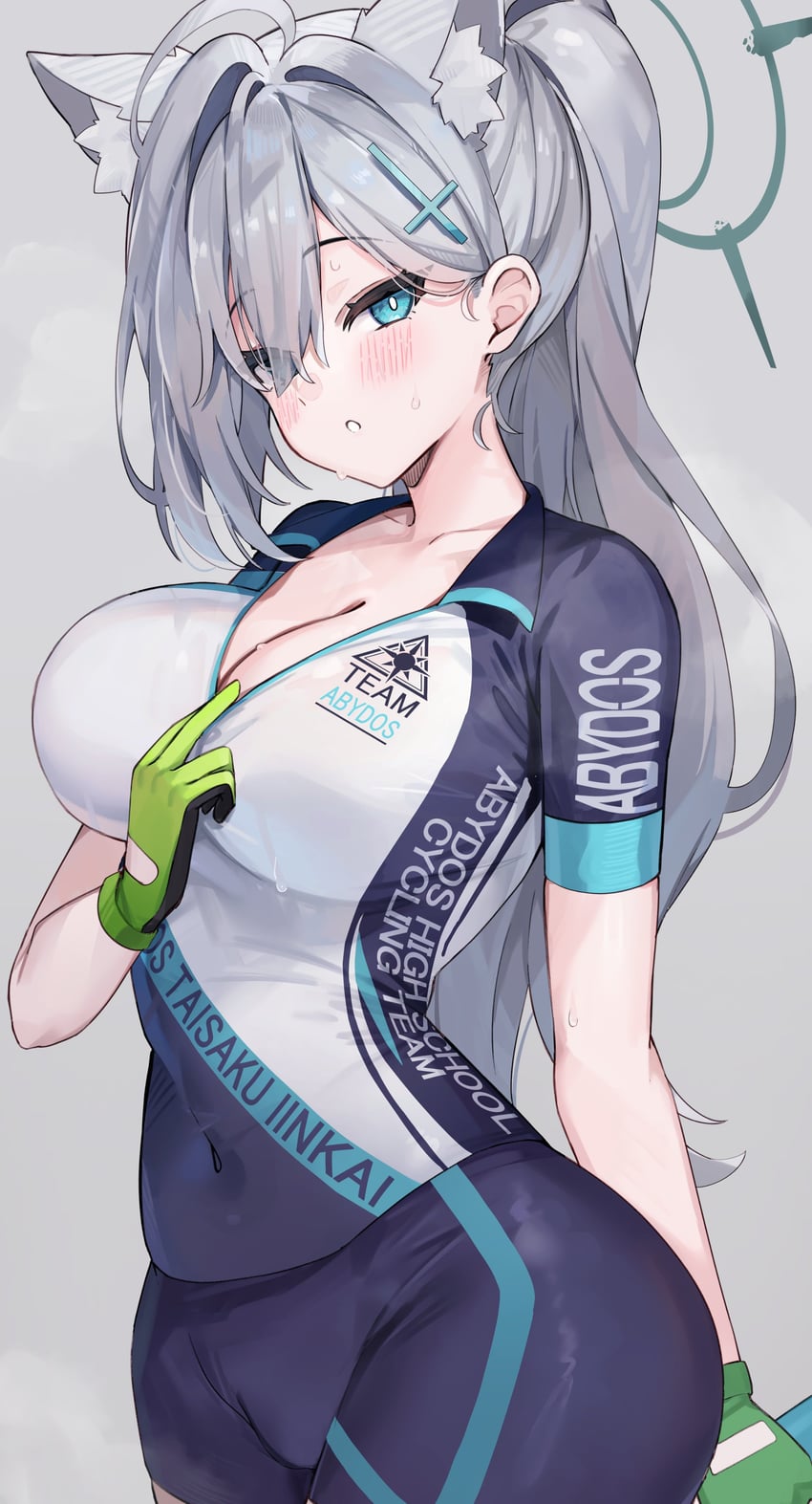 shiroko and shiroko terror (blue archive) drawn by kuroshiro_kanae