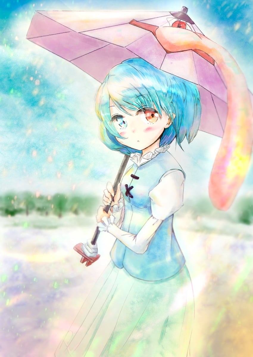 tatara kogasa (touhou) drawn by kanitama1210