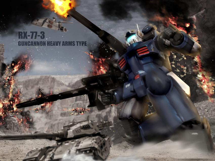 guncannon (gundam and 1 more) drawn by te_zhuang_chen